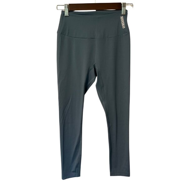 Gymshark High Rise Leggings Women’s Size Small Blue - Picture 1 of 3